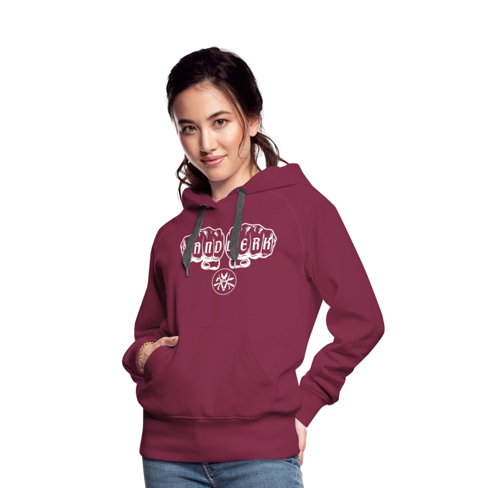 Frauen Premium Hoodie "Spengler" - Bordeaux