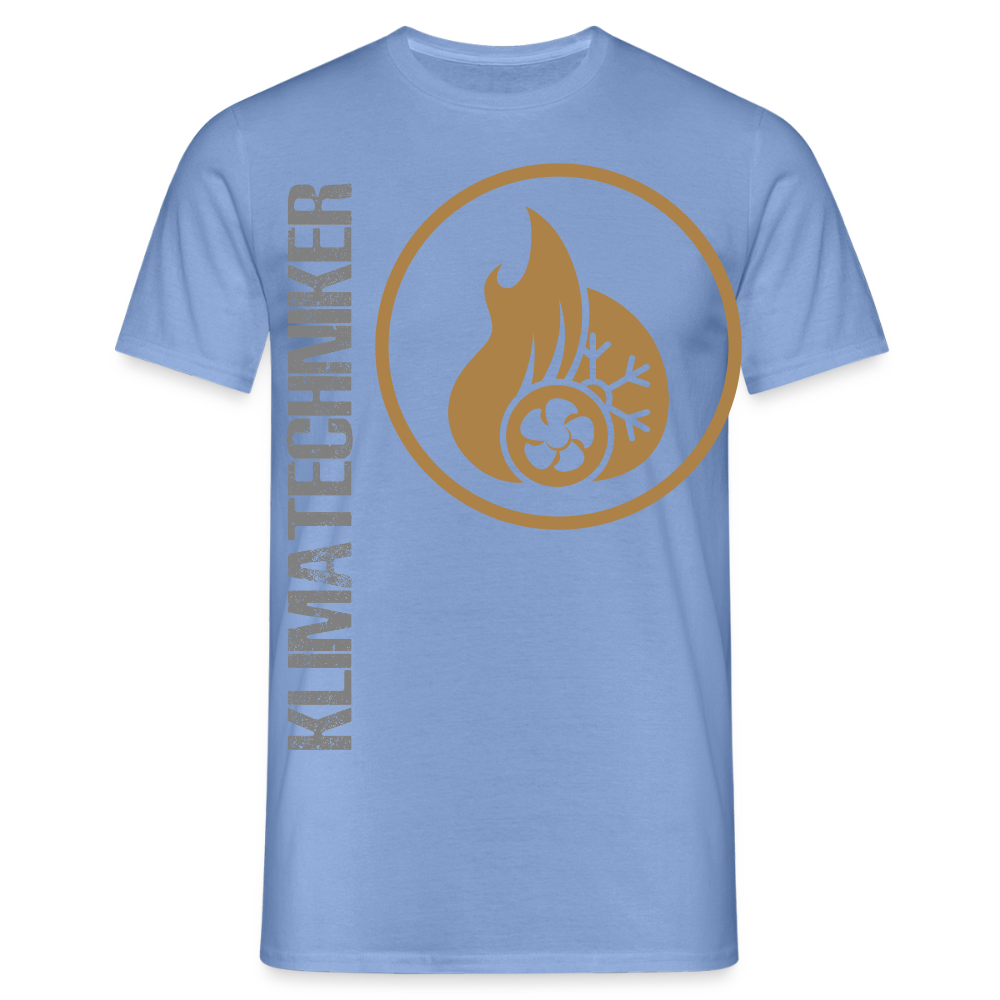 Unisex T-Shirt "Klimatechniker" carolina blue Männer T-Shirt