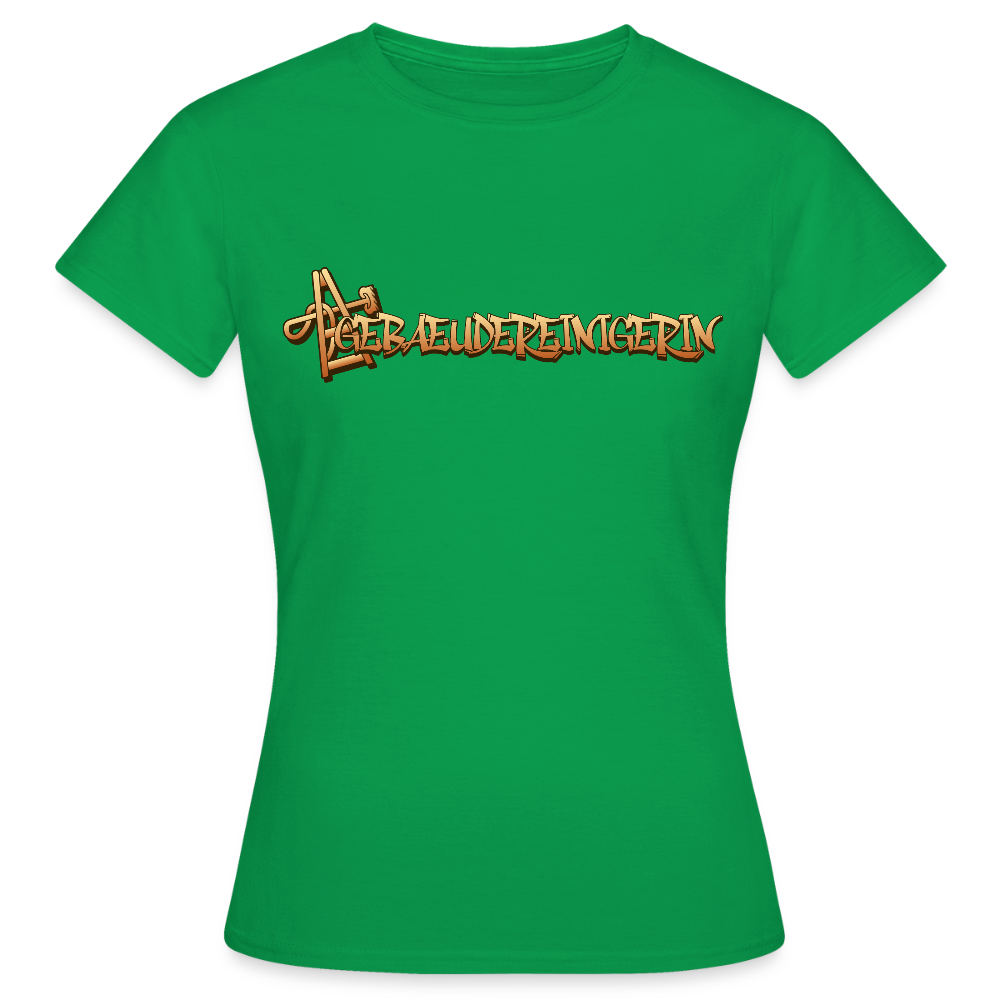 Frauen T-Shirt "Gebäudereinigerin" - Kelly Green