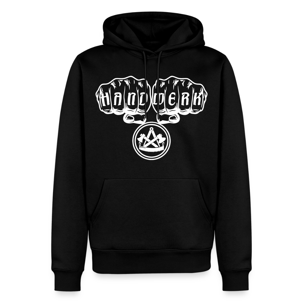 Männer Premium Hoodie "Zimmermann" - Schwarz