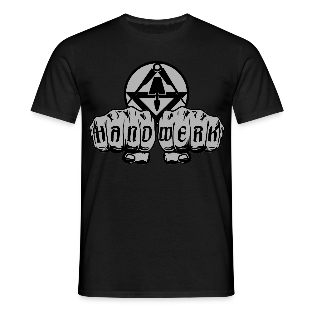 Unisex T-Shirt "Stuckateur" - Schwarz