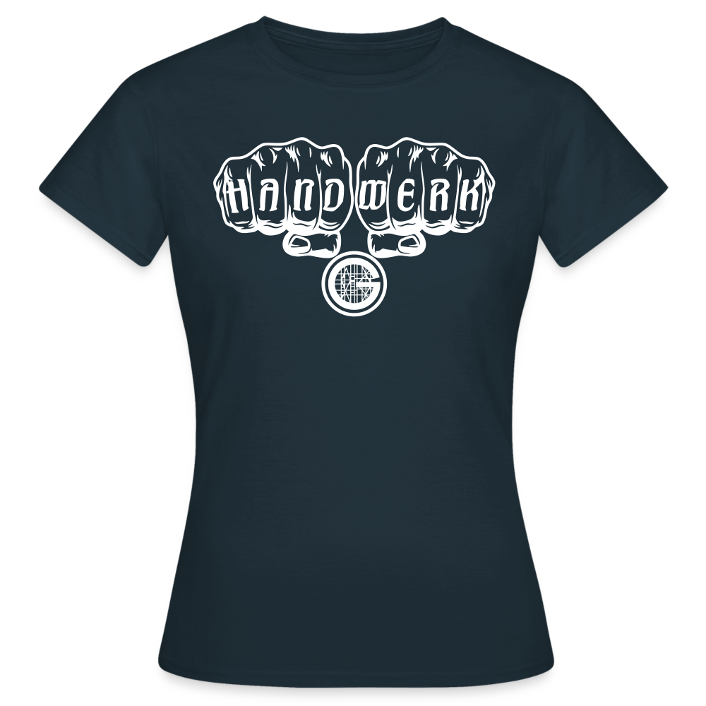 Frauen T-Shirt "Gerüstbauer" - Navy