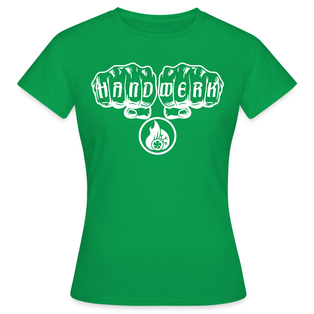 Frauen T-Shirt "Klimatechniker" Kelly Green Frauen T-Shirt