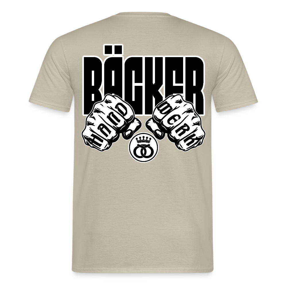Unisex T-Shirt "Bäcker" - Sandbeige