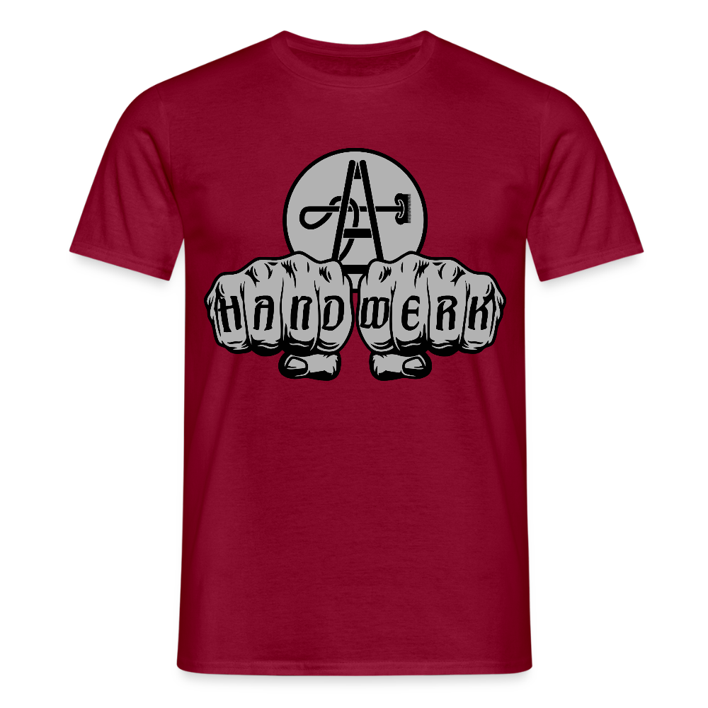 Unisex T-Shirt "Gebäudereiniger" - Ziegelrot