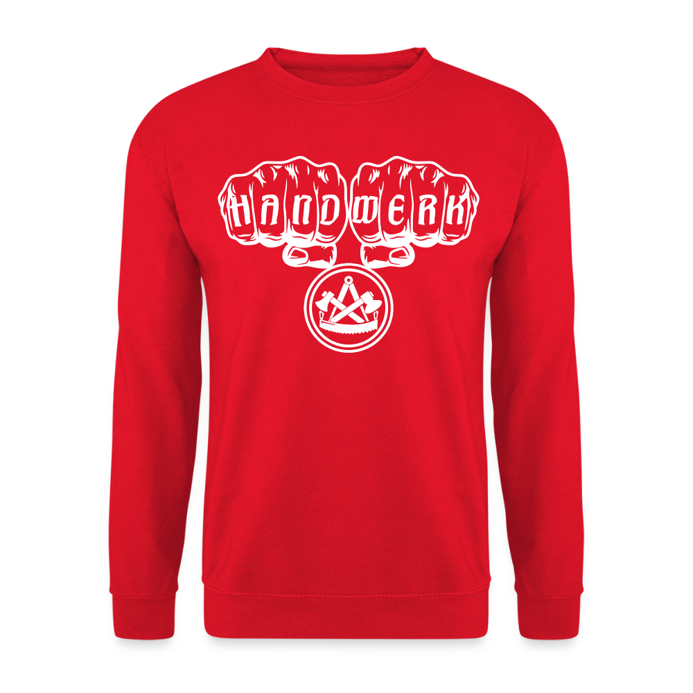 Unisex Pullover "Zimmermann" - Rot