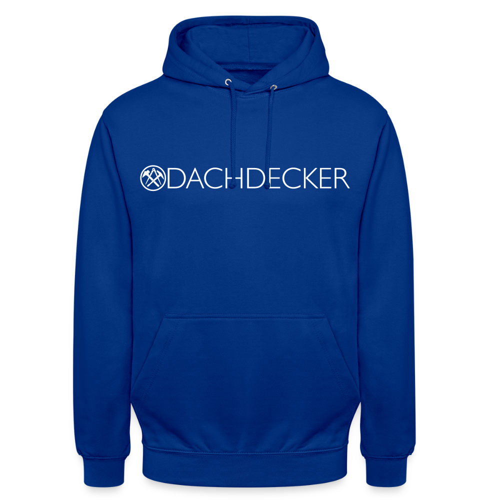 Unisex Hoodie "Dachdecker" Royalblau Unisex Hoodie
