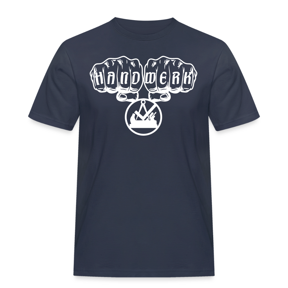 Männer Workwear T-Shirt "Schreiner/Tischler" - Navy