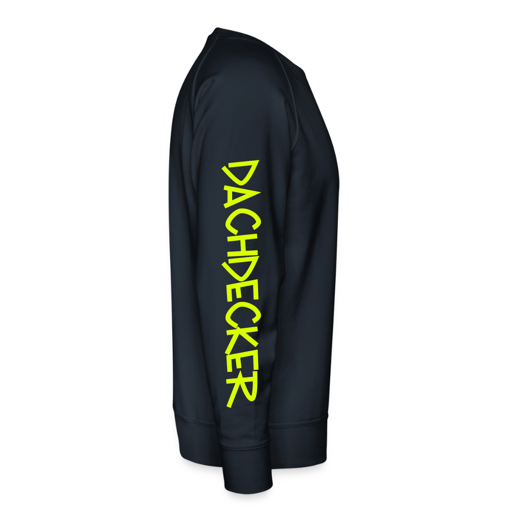 Unisex Premium Pullover "Dachdecker" neongelb Männer Premium Pullover