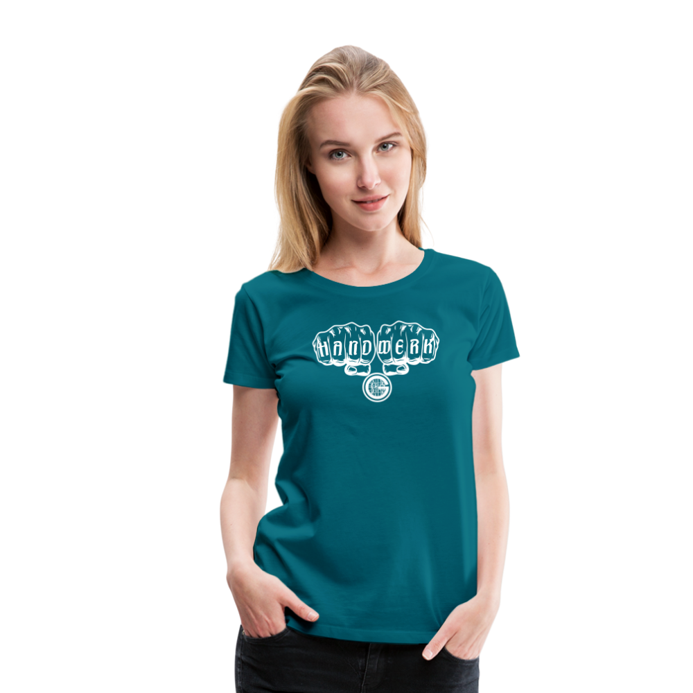 Frauen Premium T-Shirt "Gerüstbauer" - Divablau