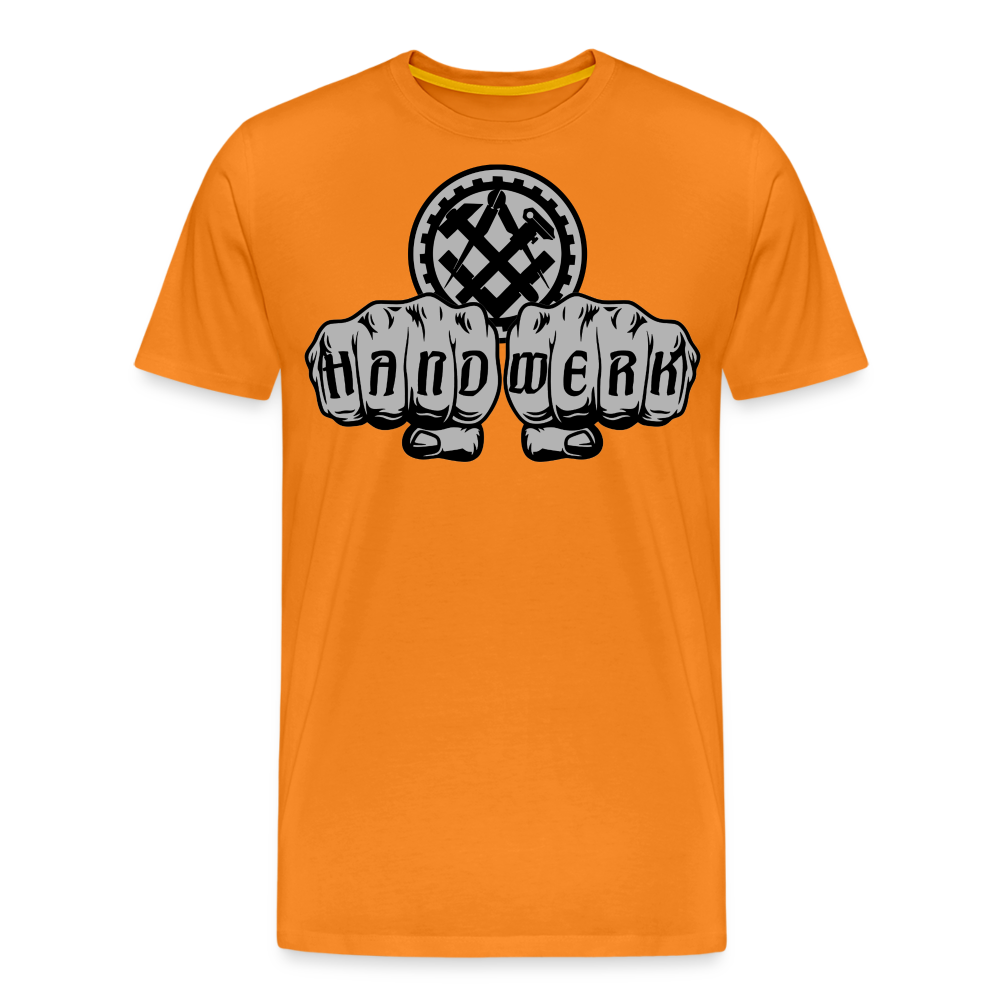 Männer Premium T-Shirt "Mechaniker" - Orange