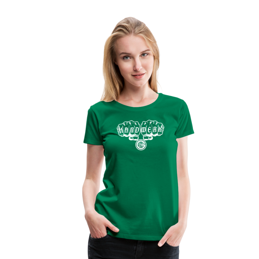 Frauen Premium T-Shirt "Gerüstbauer" - Kelly Green
