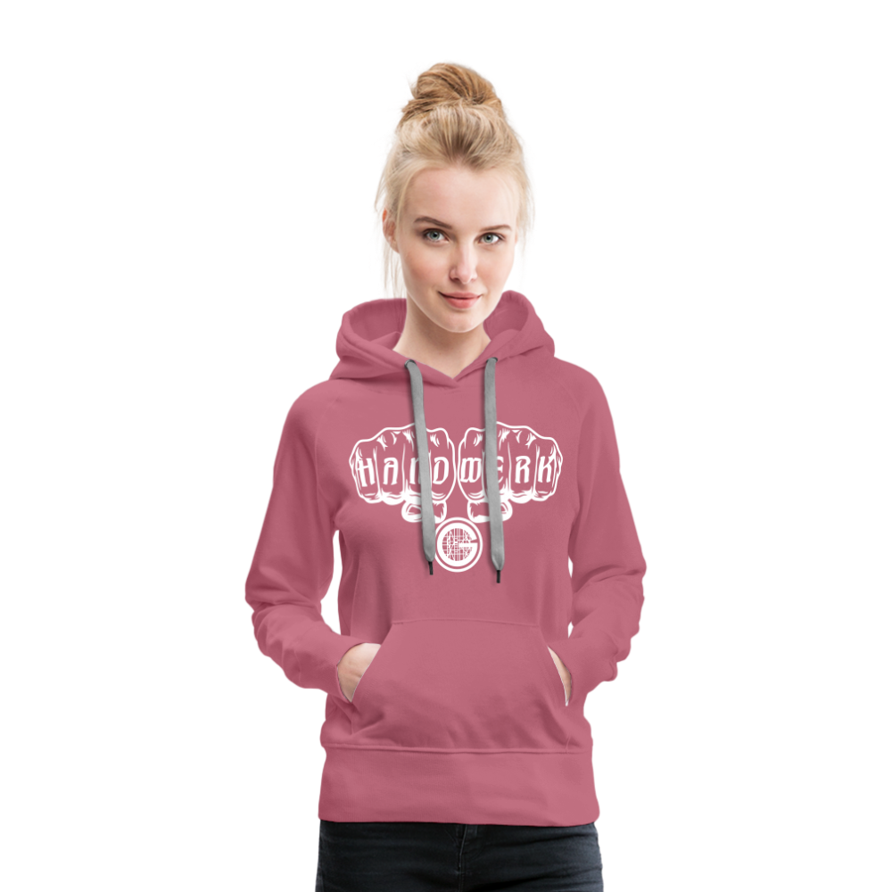 Frauen Premium Hoodie "Gerüstbauer" - Malve