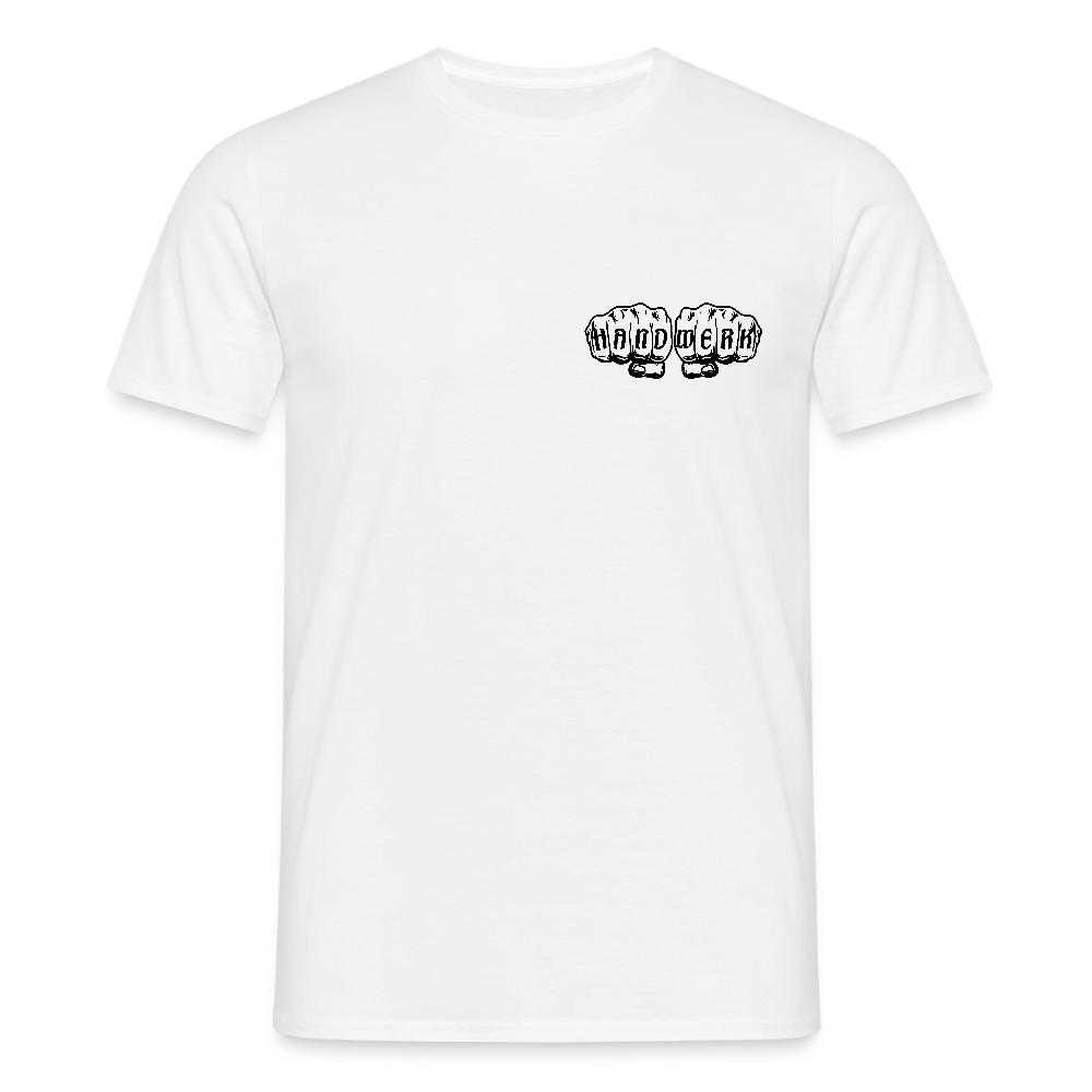 Unisex T-Shirt "Drechsler" (beidseitig bedruckt) - Weiß