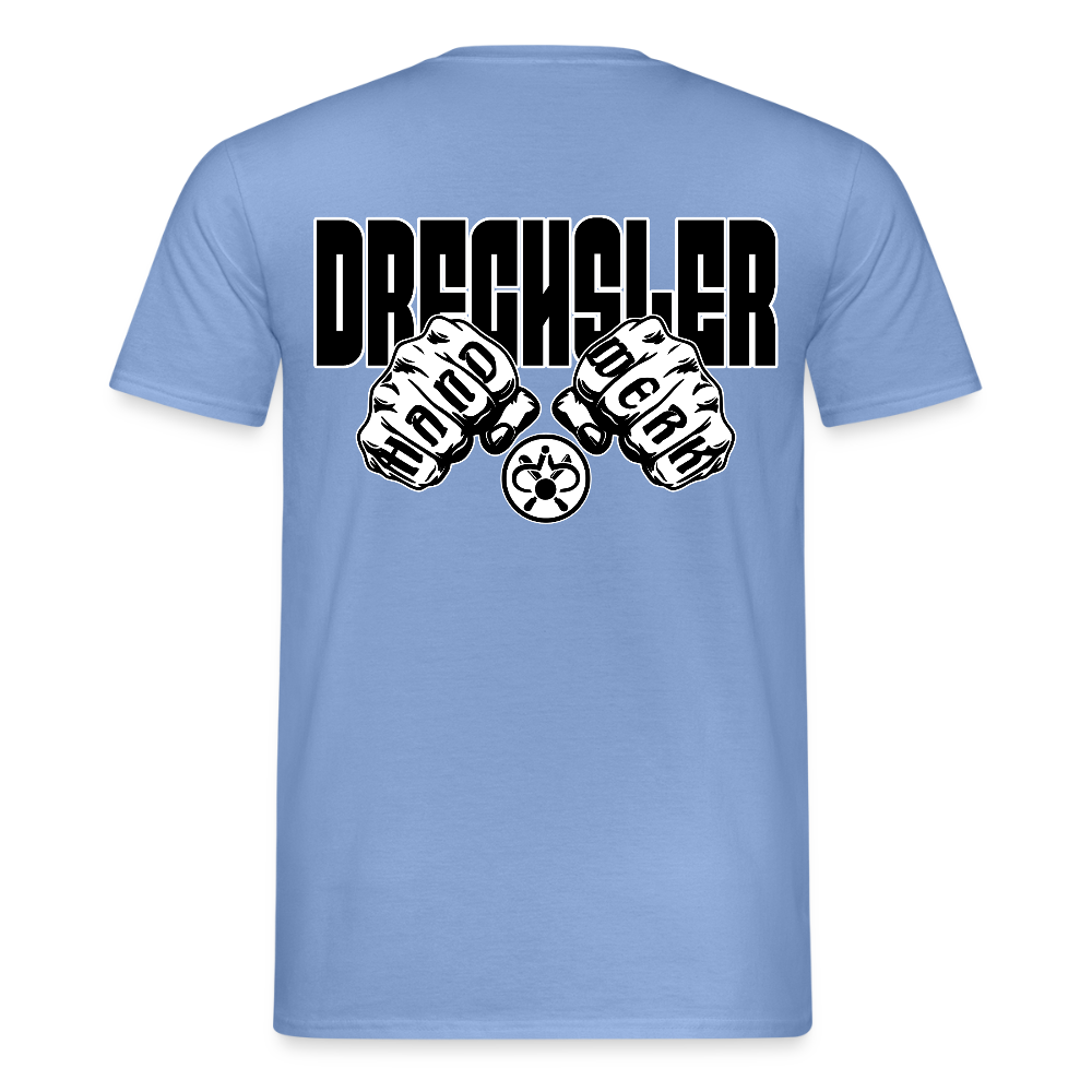 Unisex T-Shirt "Drechsler" (beidseitig bedruckt) - carolina blue