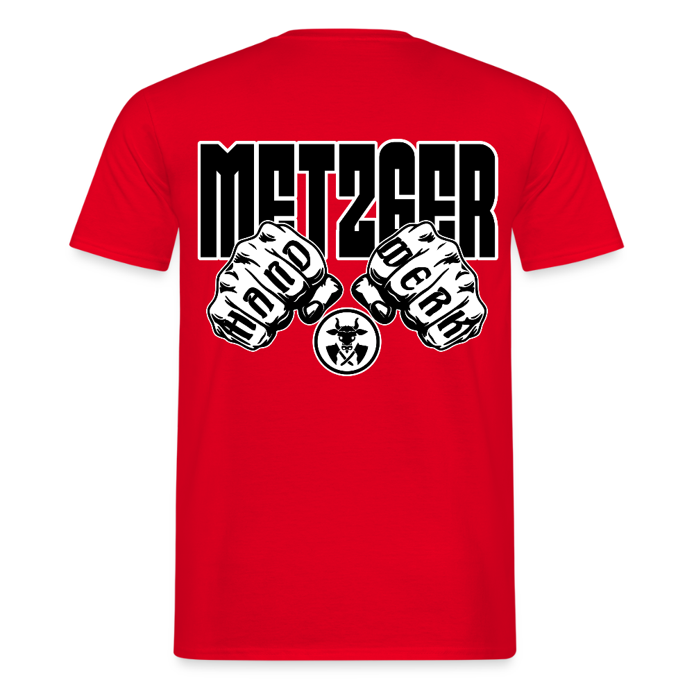 Unisex T-Shirt "Metzger" - Rot