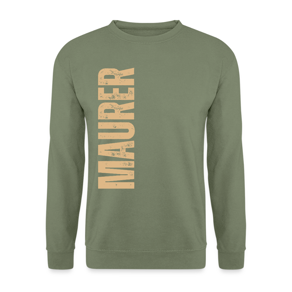 Unisex Pullover "Maurer" Armeegrün Unisex Pullover