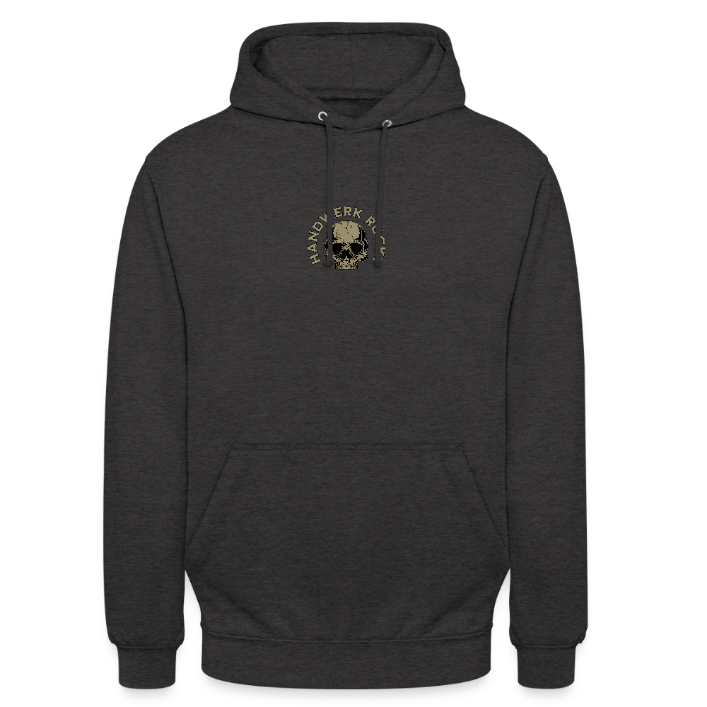 Unisex Hoodie "Handwerk-Rockt" (beidseitig bedruckt) - Anthrazit