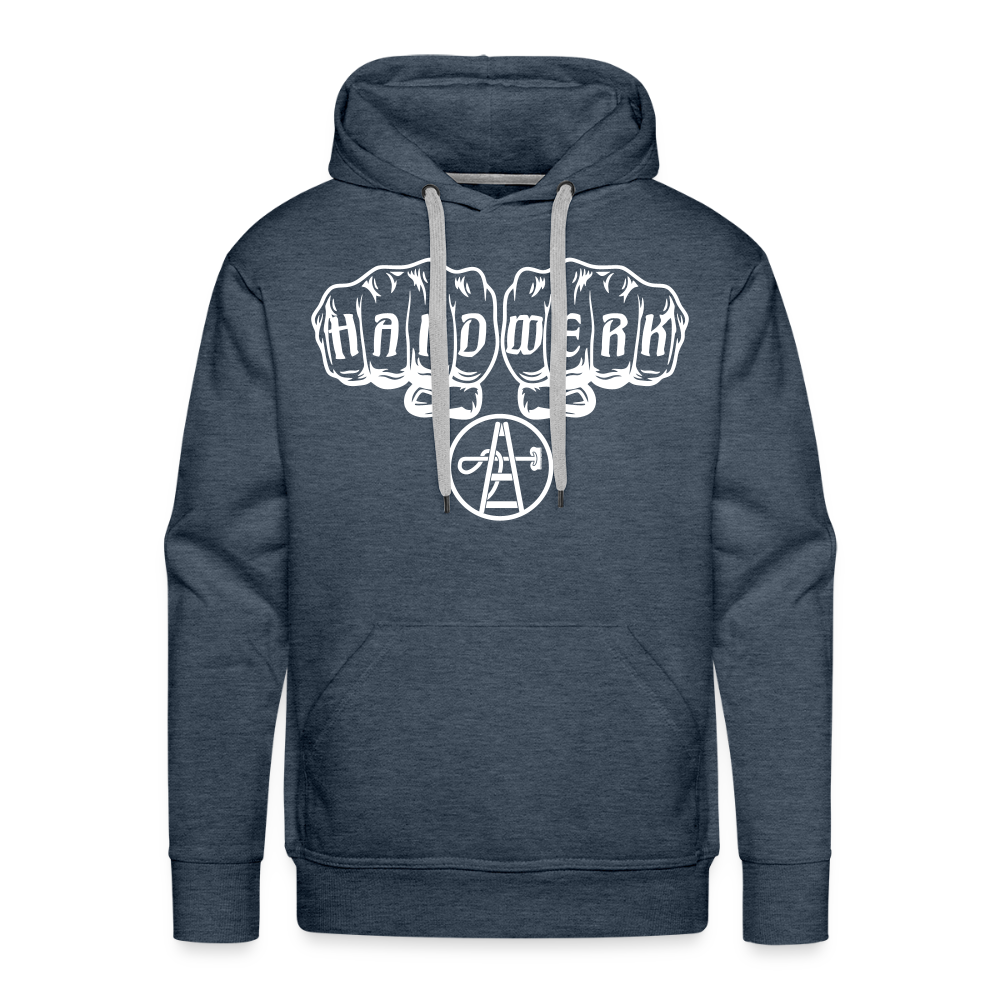 Männer Premium Hoodie "Gebäudereiniger" - Jeansblau