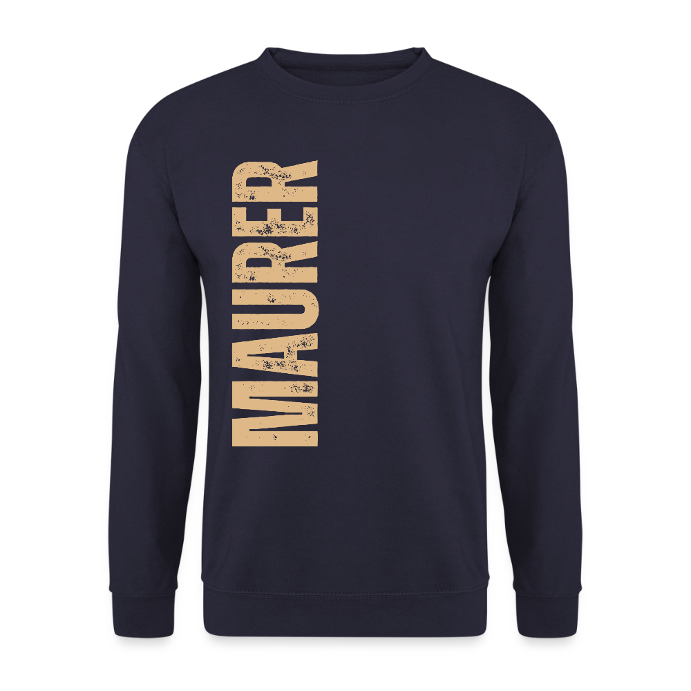 Unisex Pullover "Maurer" Navy Unisex Pullover