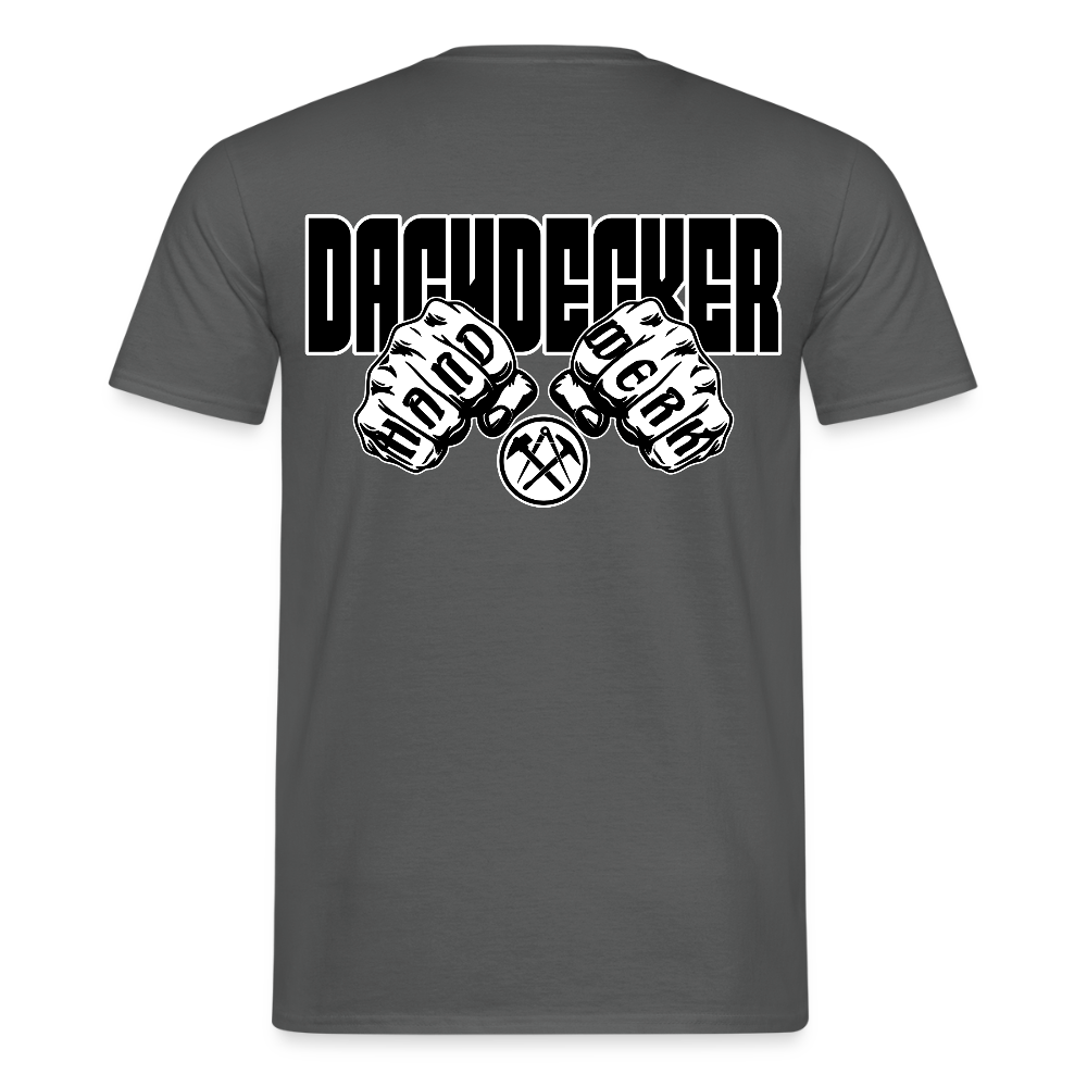 Unisex T-Shirt "Dachdecker" Anthrazit Männer T-Shirt