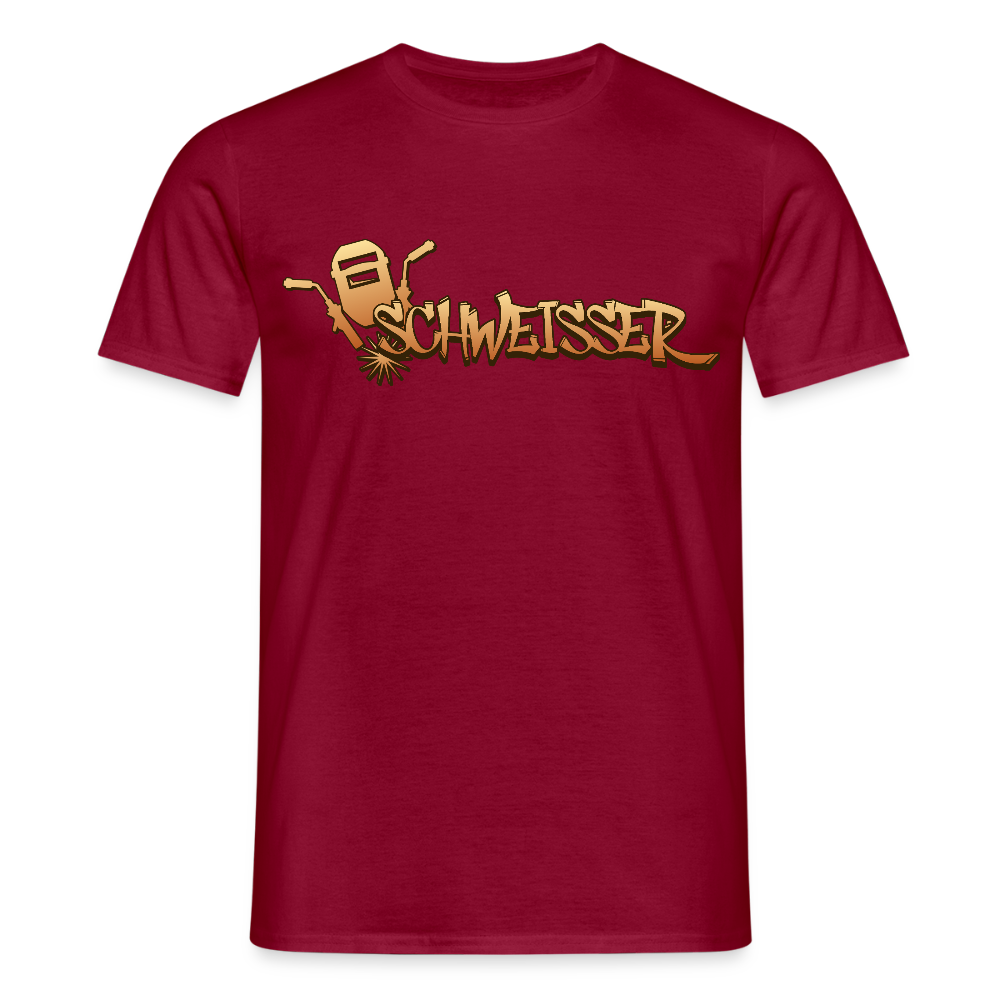 Unisex T-Shirt "Schweisser" - Ziegelrot