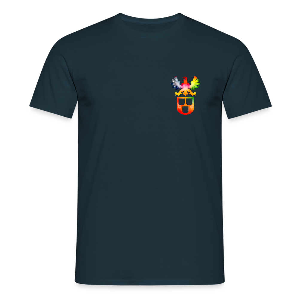 Unisex T-Shirt "Maler" (beidseitig bedruckt) - Navy