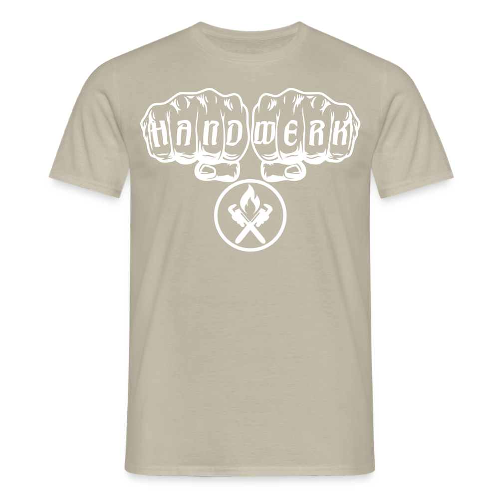 Unisex T-Shirt "Heizungsbauer" - Sandbeige