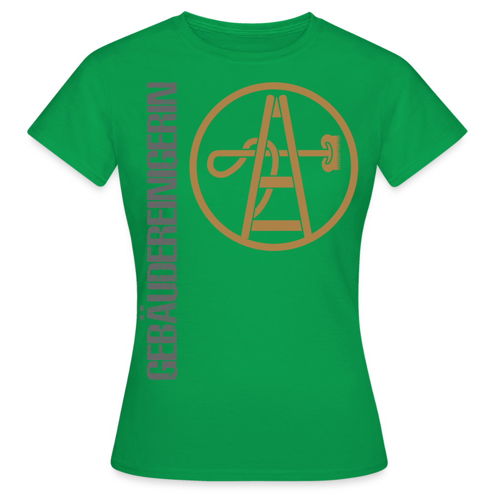 Frauen T-Shirt "Gebäudereinigerin" - Kelly Green