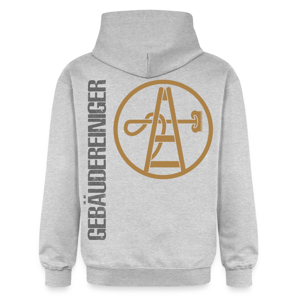 Gildan Unisex Softstyle® "Gebäudereiniger" - Hellgrau meliert
