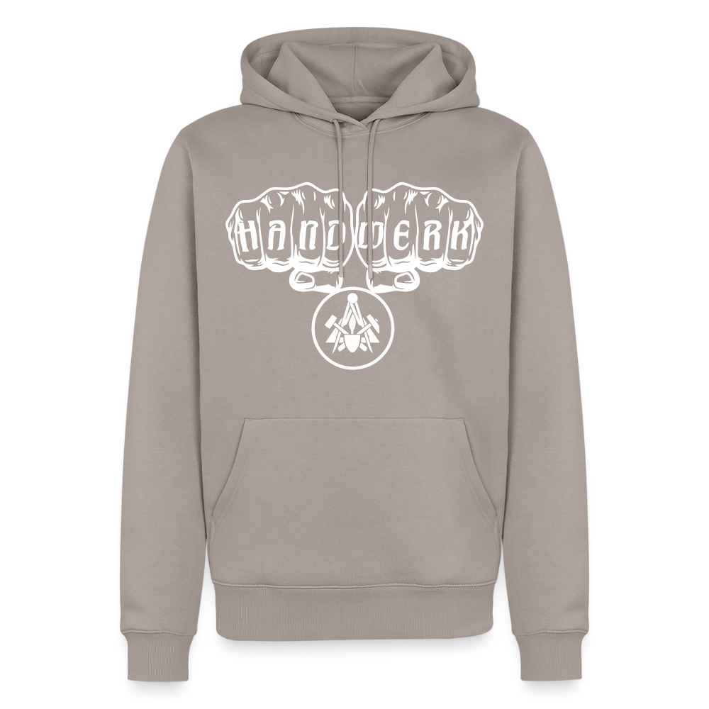 Männer Premium Hoodie "Maurer" - Taupe