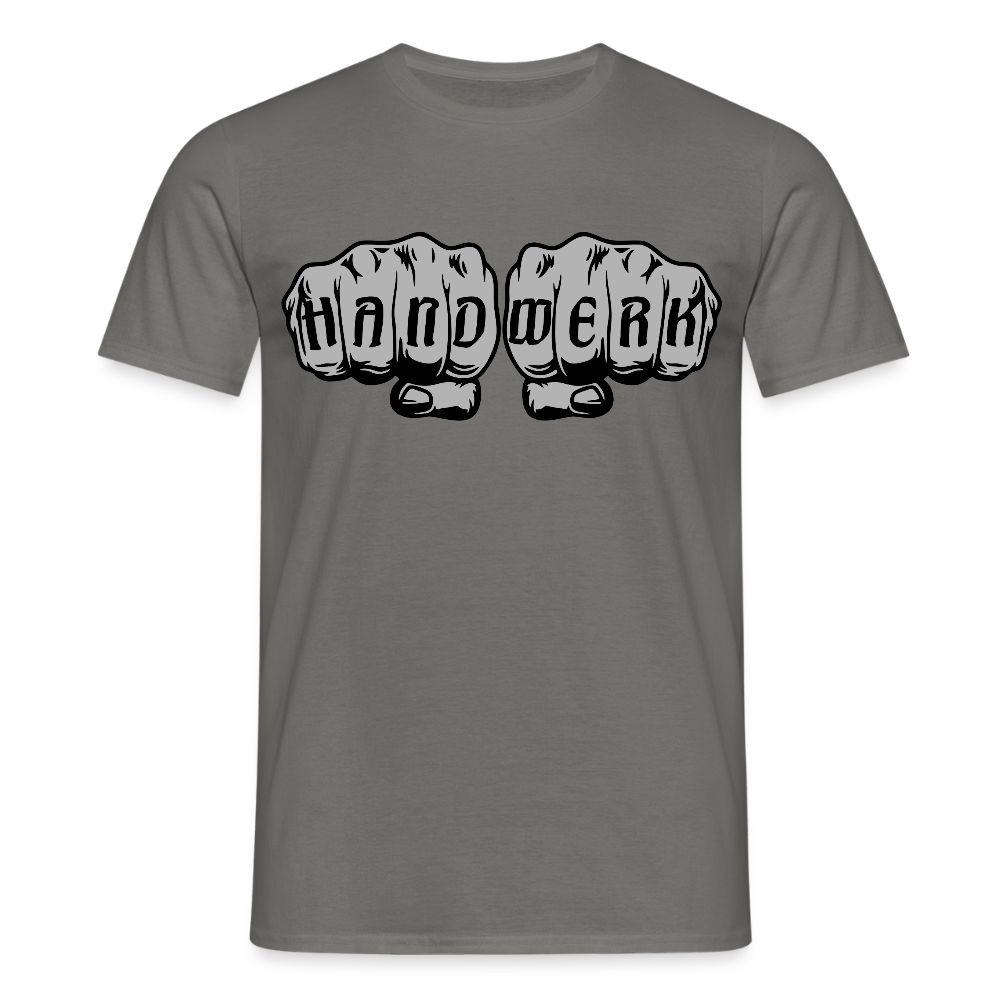 Unisex T-Shirt "Power-Handwerk" Graphit Männer T-Shirt