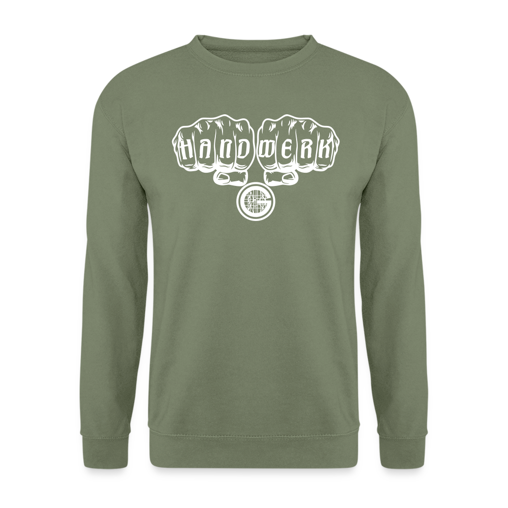 Unisex Pullover "Gerüstbauer" - Armeegrün