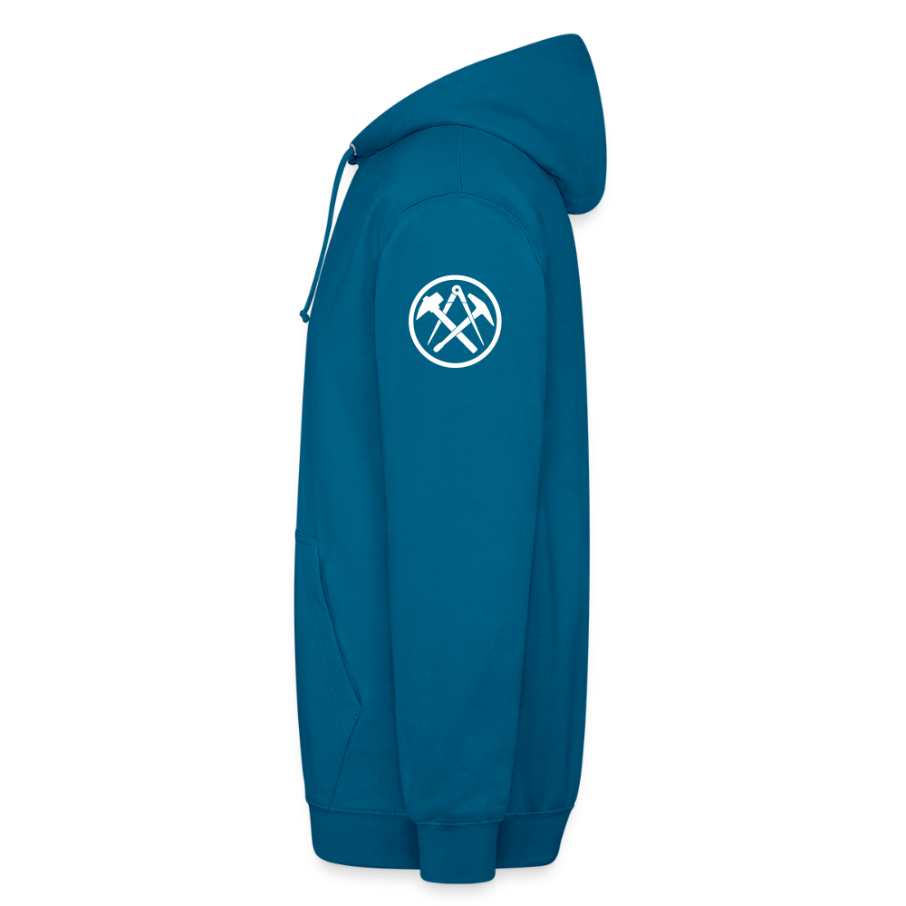 Unisex Hoodie HW-300 von Spreadconnect mit Dachdecker-Design, bequem und stilvoll für Männer und Frauen.
