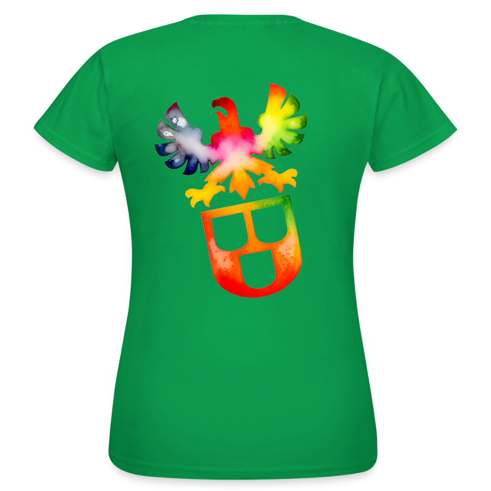 Frauen T-Shirt "Maler" (beidseitig bedruckt) - Kelly Green