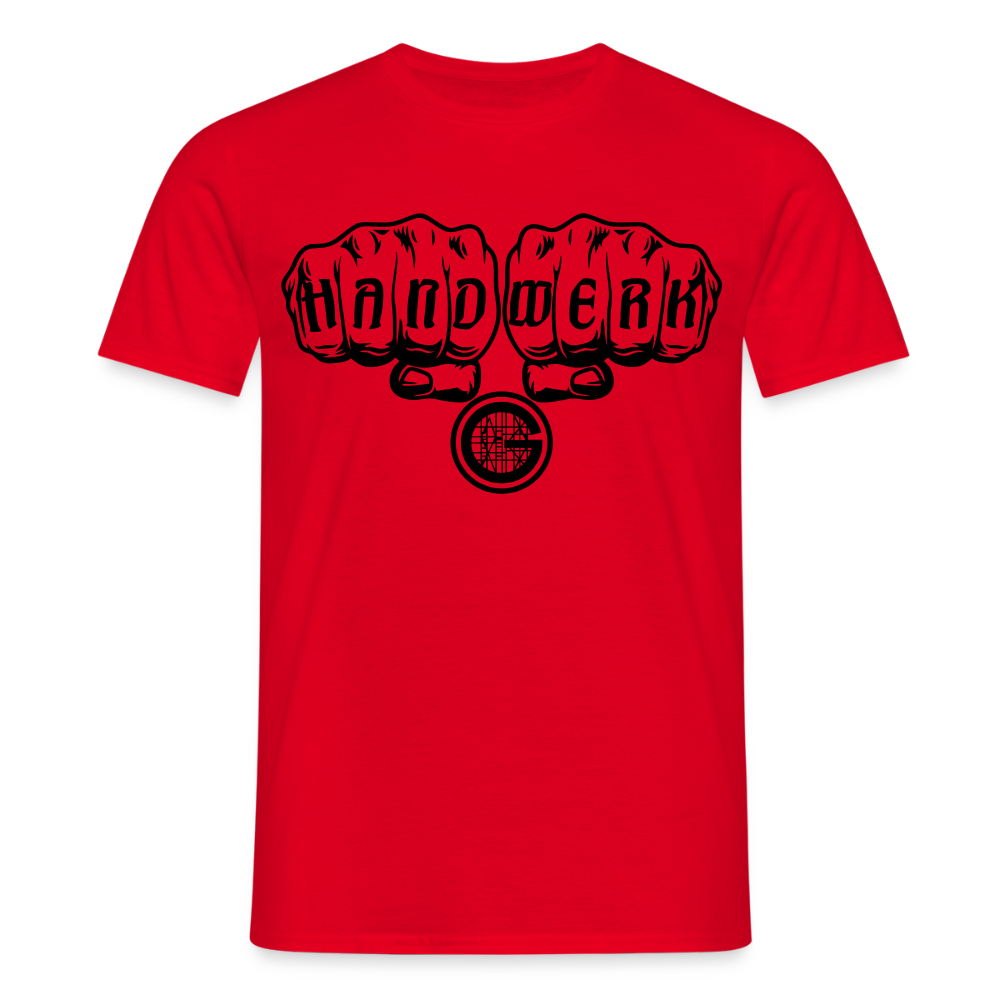 Unisex T-Shirt "Gerüstbauer" - Rot