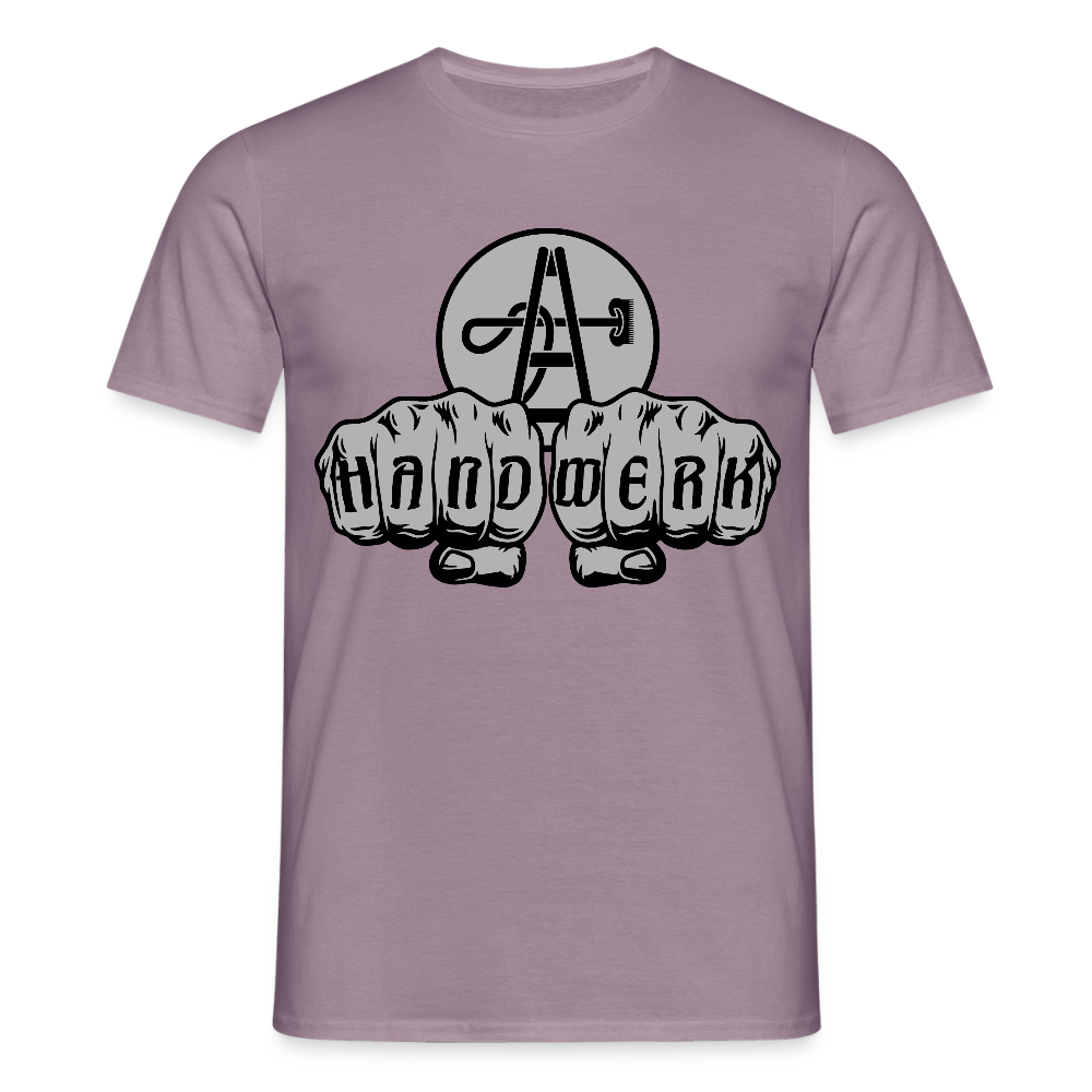 Unisex T-Shirt "Gebäudereiniger" - Lilagrau