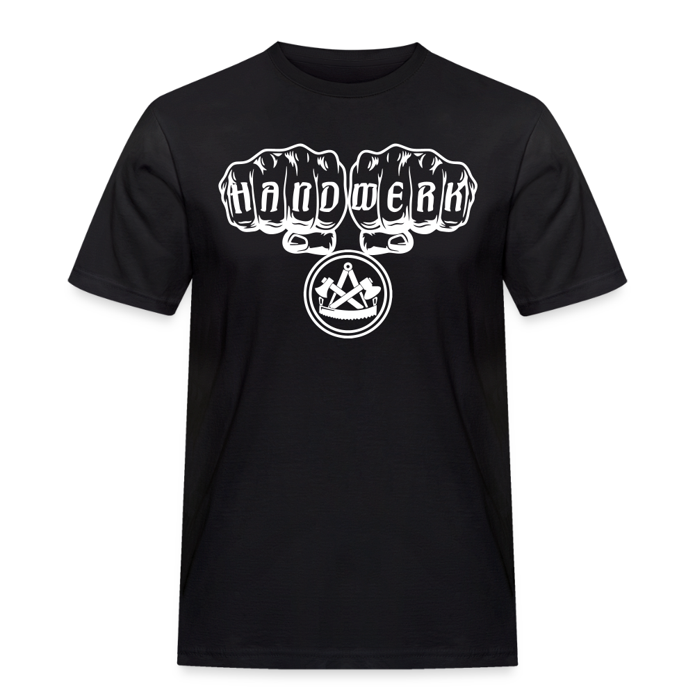 Männer Workwear T-Shirt "Zimmermann" - Schwarz
