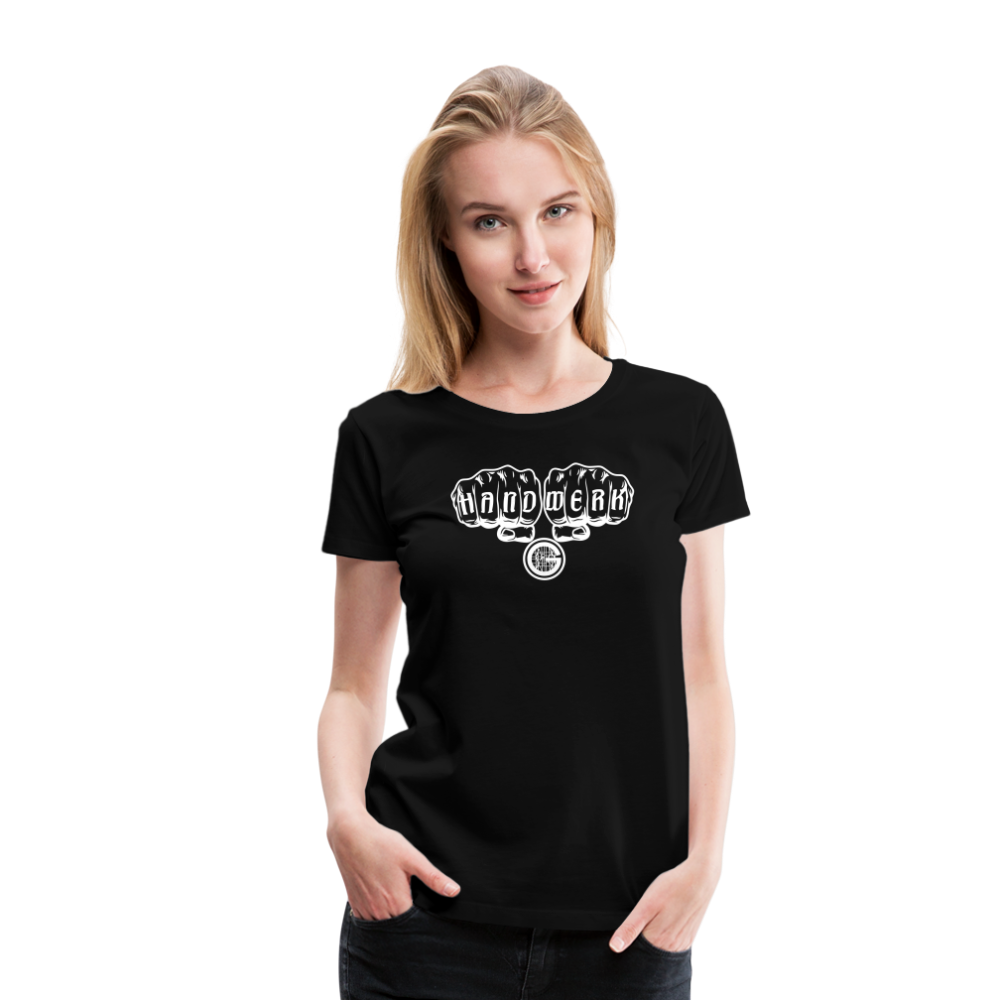Frauen Premium T-Shirt "Gerüstbauer" - Schwarz