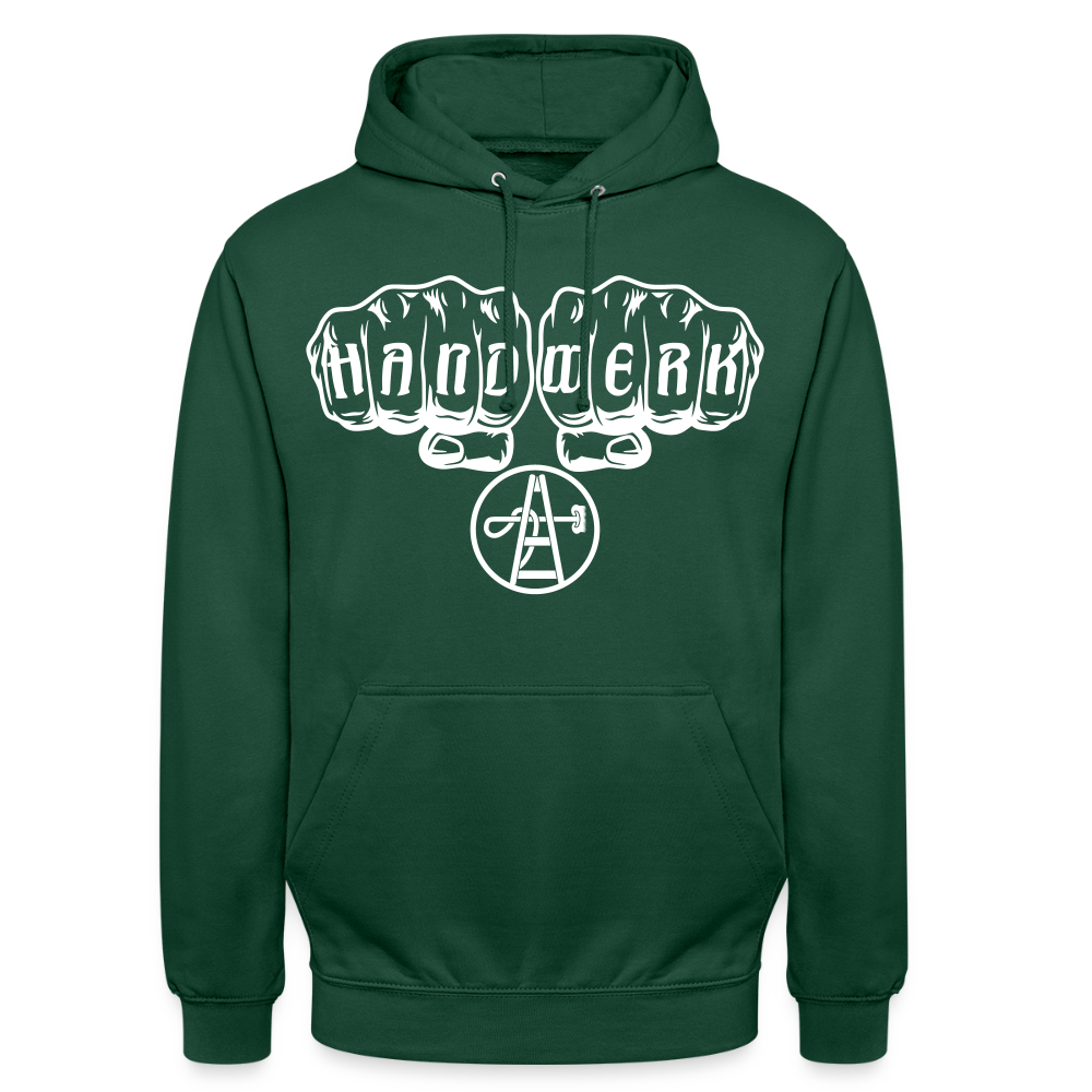 Unisex Hoodie "Gebäudereiniger" - Flaschengrün