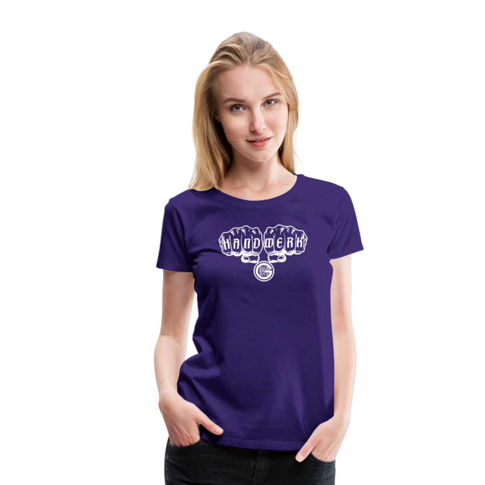 Frauen Premium T-Shirt "Gerüstbauer" - Lila
