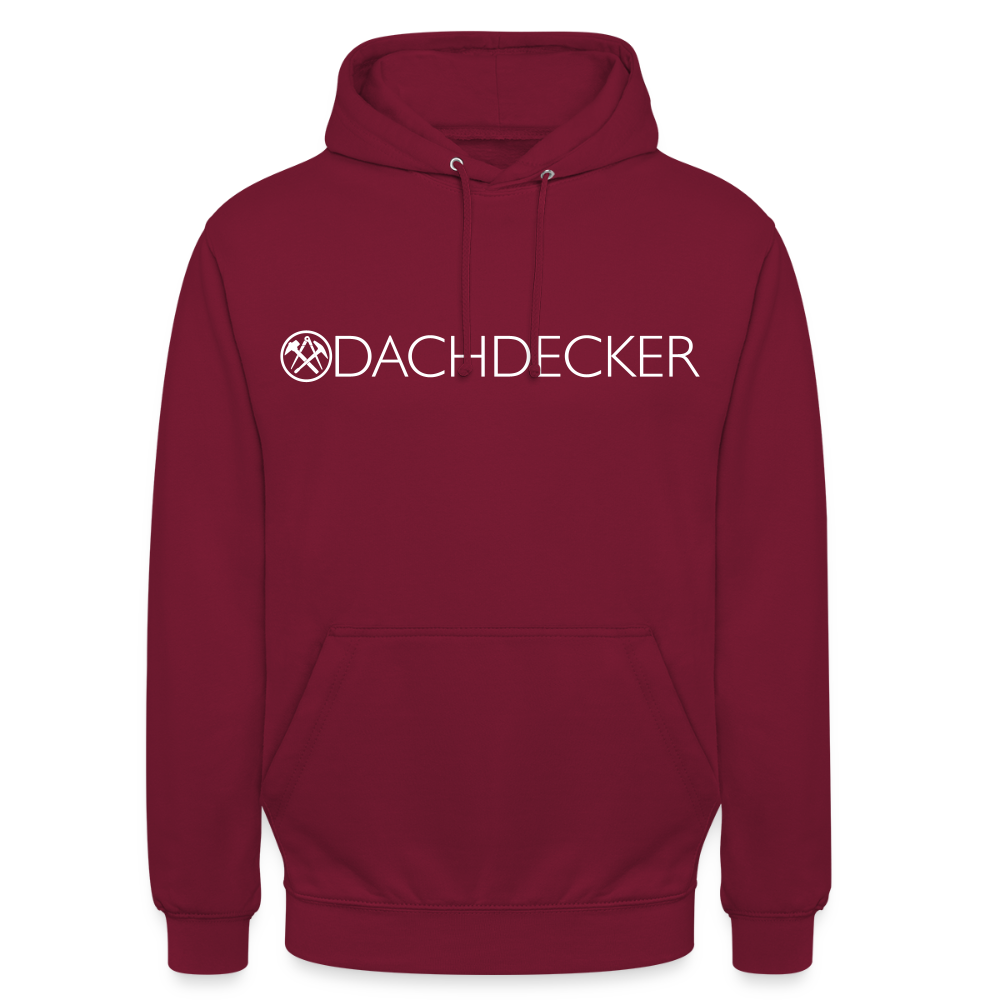 Unisex Hoodie "Dachdecker" Bordeaux Unisex Hoodie