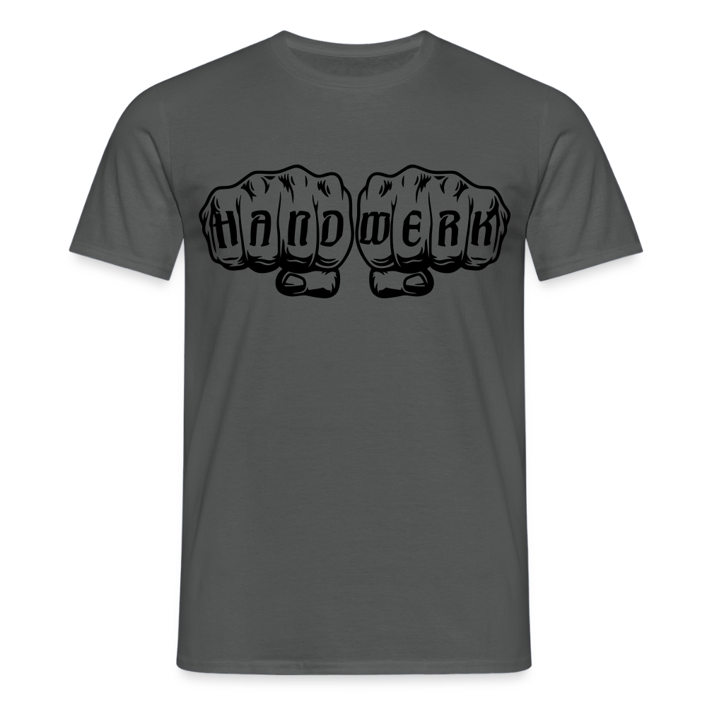 Unisex T-Shirt "Handwerk" Anthrazit Männer T-Shirt