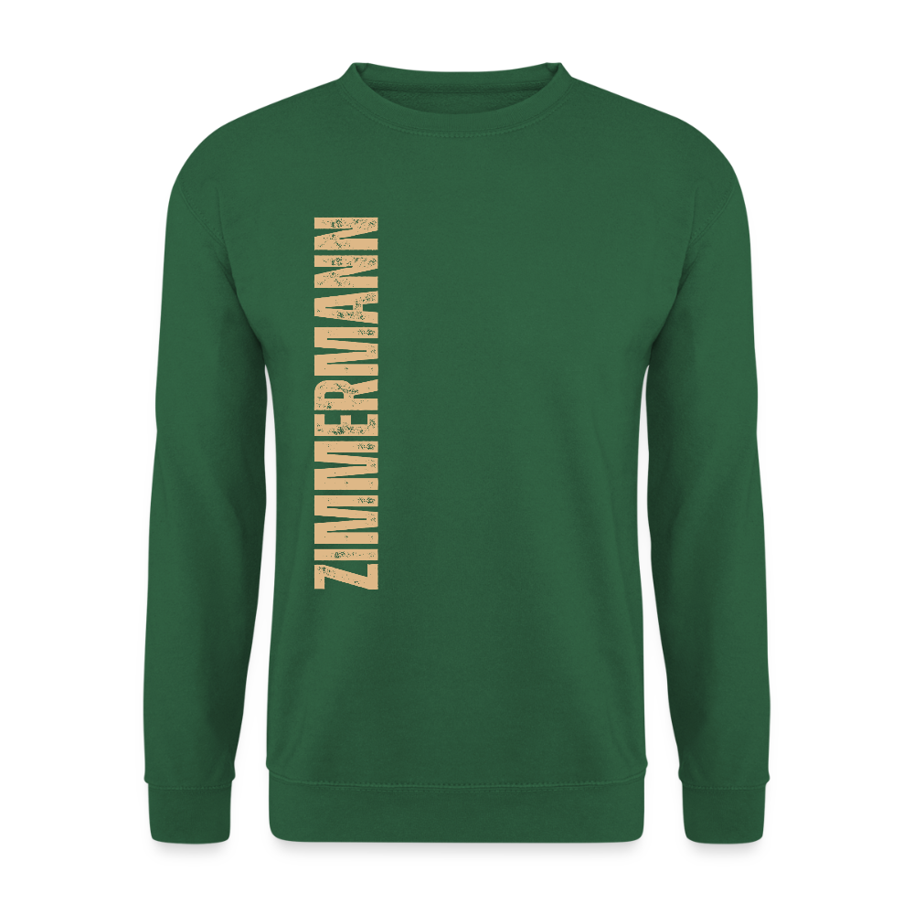 Unisex Pullover "Zimmermann" - Grün