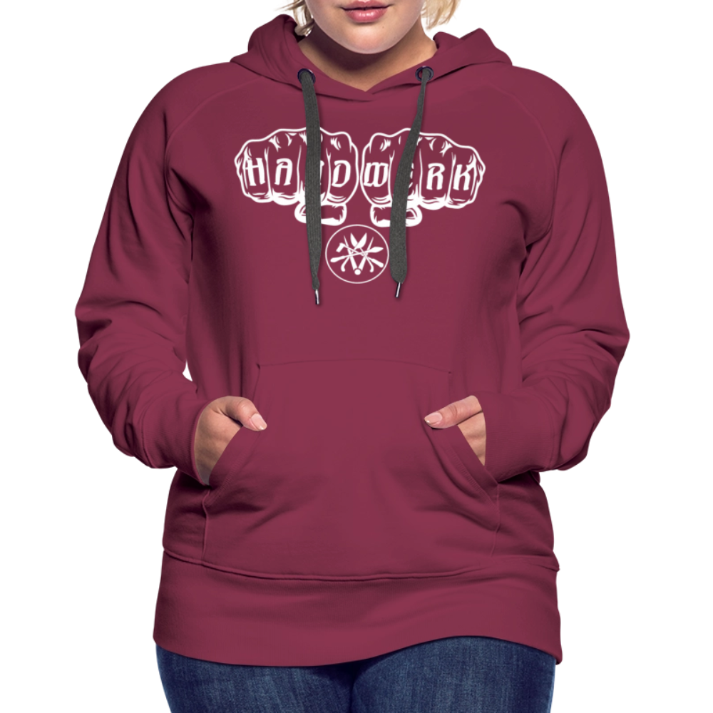 Frauen Premium Hoodie "Spengler" - Bordeaux