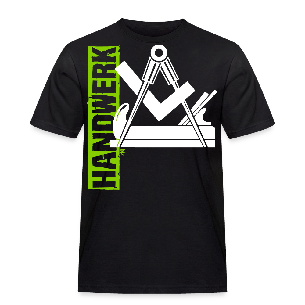 Unisex Workwear T-Shirt "Schreiner/Tischler" - Schwarz