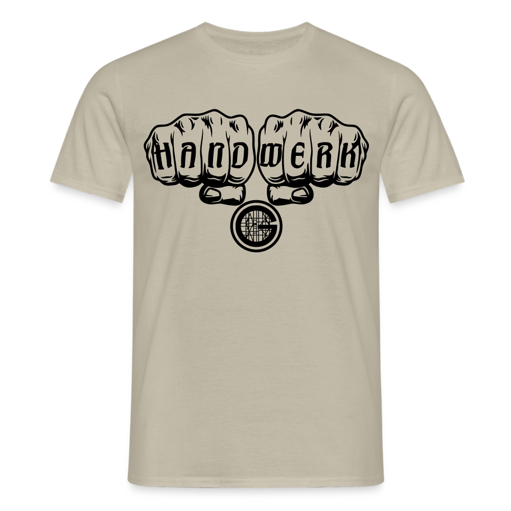 Unisex T-Shirt "Gerüstbauer" - Sandbeige