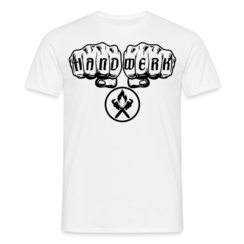 Unisex T-Shirt "Heizungsbauer" - Weiß