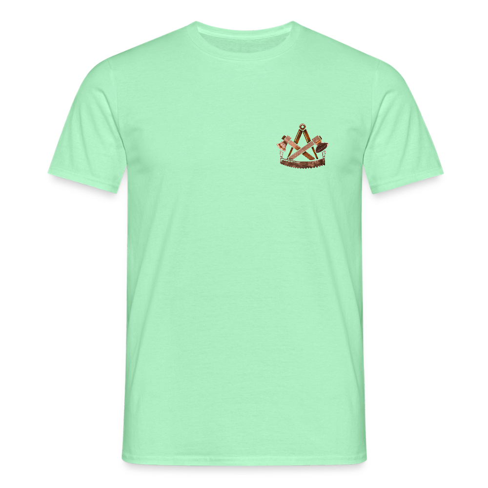 Unisex T-Shirt "Zimmermann" (beidseitig bedruckt) - Mintgrün