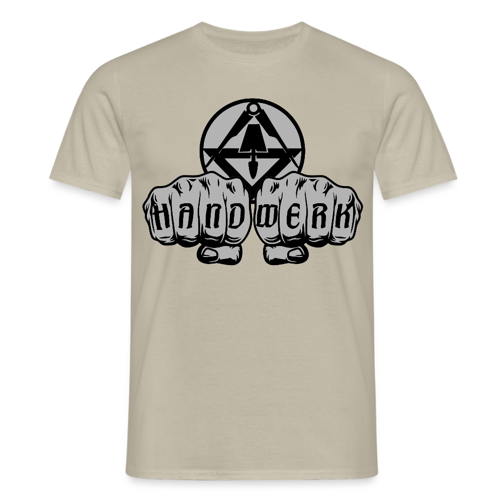 Unisex T-Shirt "Stuckateur" - Sandbeige
